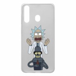 Чехол для Samsung A60 Rick and Bender - PrintSalon