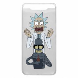 Чехол для Samsung A80 Rick and Bender - PrintSalon