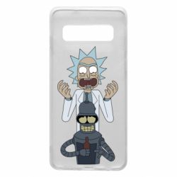 Чехол для Samsung S10 Rick and Bender - PrintSalon