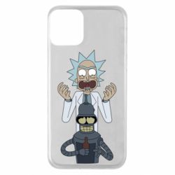 Чехол для iPhone 11 Rick and Bender - PrintSalon