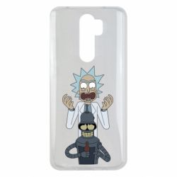 Чехол для Xiaomi Redmi Note 8 Pro Rick and Bender - PrintSalon