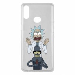 Чехол для Samsung A10s Rick and Bender - PrintSalon
