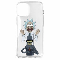 Чехол для iPhone 12 mini Rick and Bender - PrintSalon