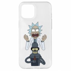 Чехол для iPhone 12 Pro Max Rick and Bender - PrintSalon