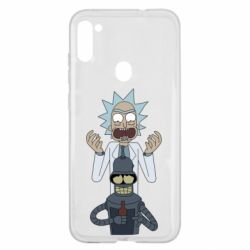 Чехол для Samsung A11/M11 Rick and Bender - PrintSalon