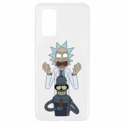 Чехол для Samsung A32 4G Rick and Bender - PrintSalon