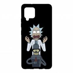 Чехол для Samsung A42 5G Rick and Bender - PrintSalon