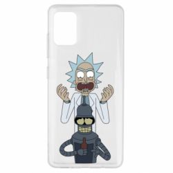 Чехол для Samsung A51 Rick and Bender - PrintSalon