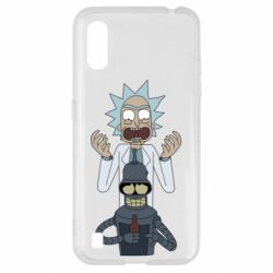 Чехол для Samsung A01/M01 Rick and Bender
