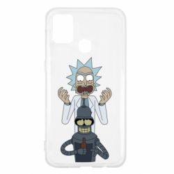 Чехол для Samsung M31 Rick and Bender - PrintSalon