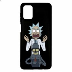 Чехол для Samsung M51 Rick and Bender - PrintSalon