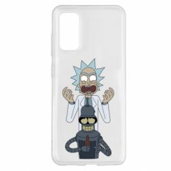 Чехол для Samsung S20 Rick and Bender - PrintSalon