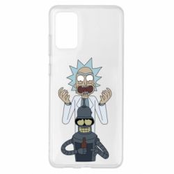 Чехол для Samsung S20+ Rick and Bender - PrintSalon