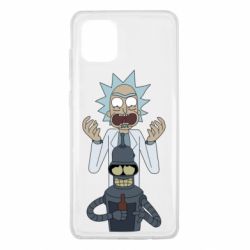 Чехол для Samsung Note 10 Lite Rick and Bender - PrintSalon