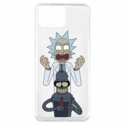 Чехол для Oppo A73 Rick and Bender - PrintSalon