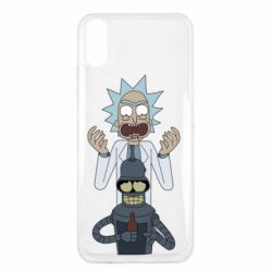 Чехол для Xiaomi Redmi 9a Rick and Bender - PrintSalon