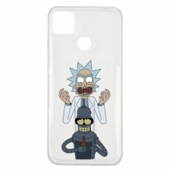 Чехол для Xiaomi Redmi 9c Rick and Bender