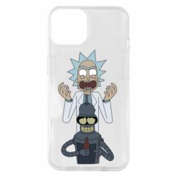 Чехол для iPhone 14 Rick and Bender