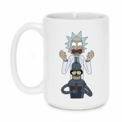 Чашка 420ml Rick and Bender - PrintSalon