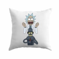 Подушка Rick and Bender - PrintSalon