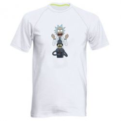 Мужская футболка для спорта Rick and Bender - PrintSalon
