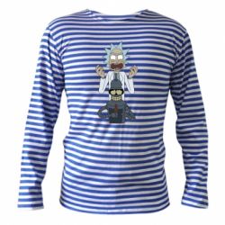 Тельняшка с длинным рукавом Rick and Bender - PrintSalon