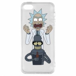 Чехол для iPhone5/5S/SE Rick and Bender - PrintSalon