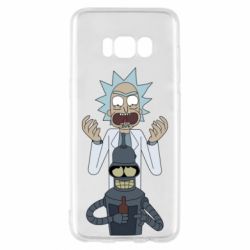 Чехол для Samsung S8 Rick and Bender - PrintSalon