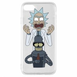Чехол для iPhone 8 Rick and Bender - PrintSalon