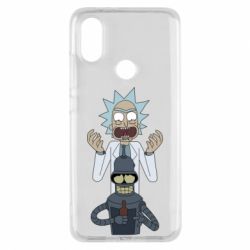 Чехол для Xiaomi Mi A2 Rick and Bender - PrintSalon
