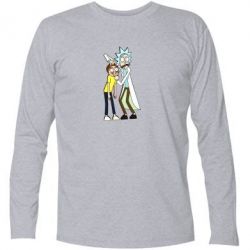 Футболка с длинным рукавом Rick and Morti - PrintSalon