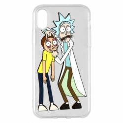 Чехол для iPhone X/Xs Rick and Morti - PrintSalon