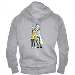 Мужское худи на молнии Rick and Morti - PrintSalon