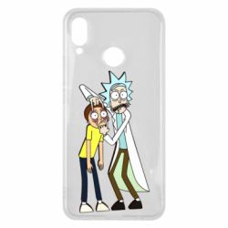 Чехол для Huawei P Smart Plus 2018 Rick and Morti - PrintSalon