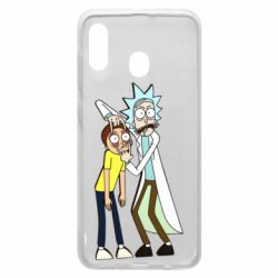 Чехол для Samsung A20 Rick and Morti - PrintSalon