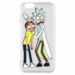 Чехол для iPhone 6/6S Rick and Morti - PrintSalon