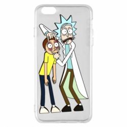 Чехол для iPhone 6 Plus/6S Plus Rick and Morti - PrintSalon