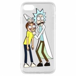 Чехол для iPhone 8 Rick and Morti - PrintSalon