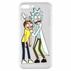 Чехол для iPhone 8 Plus Rick and Morti - PrintSalon