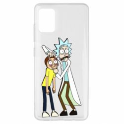 Чехол для Samsung A51 Rick and Morti - PrintSalon