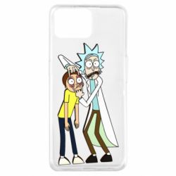 Чехол для Oppo A73 Rick and Morti - PrintSalon