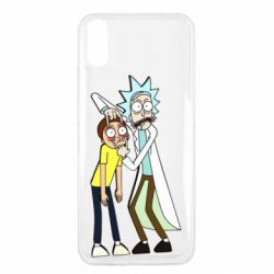 Чехол для Xiaomi Redmi 9a Rick and Morti - PrintSalon
