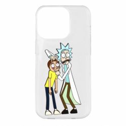 Чехол для iPhone 14 Pro Rick and Morti - PrintSalon