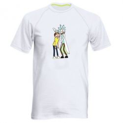 Мужская футболка для спорта Rick and Morti - PrintSalon