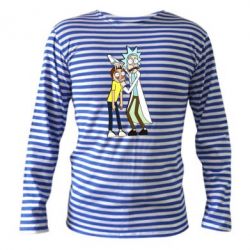 Тельняшка с длинным рукавом Rick and Morti - PrintSalon