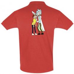 Мужское поло Rick and Morti - PrintSalon