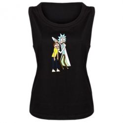 Женская майка Rick and Morti - PrintSalon