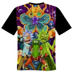 Мужская футболка 3D Rick And Morty art-PrintSalon Мужская футболка 3D Rick And Morty art