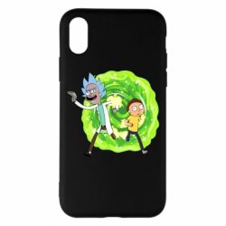 Чехол для iPhone X/Xs Rick and Morty art - PrintSalon