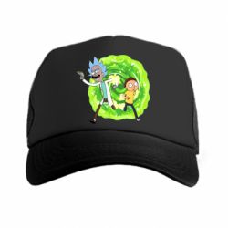 Кепка-тракер Rick and Morty art - PrintSalon
